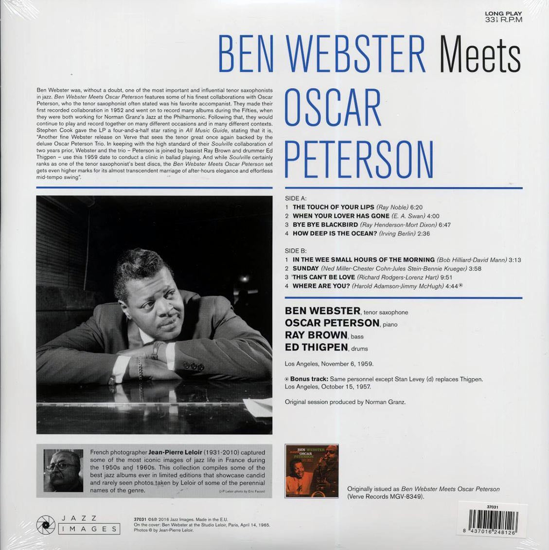 Ben Webster, Oscar Peterson - Ben Webster Meets Oscar Peterson