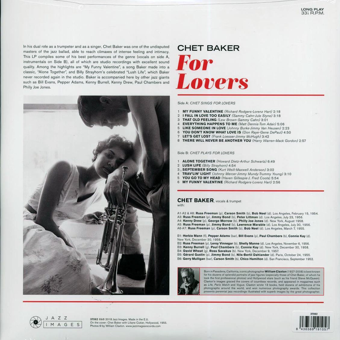 Chet Baker - For Lovers