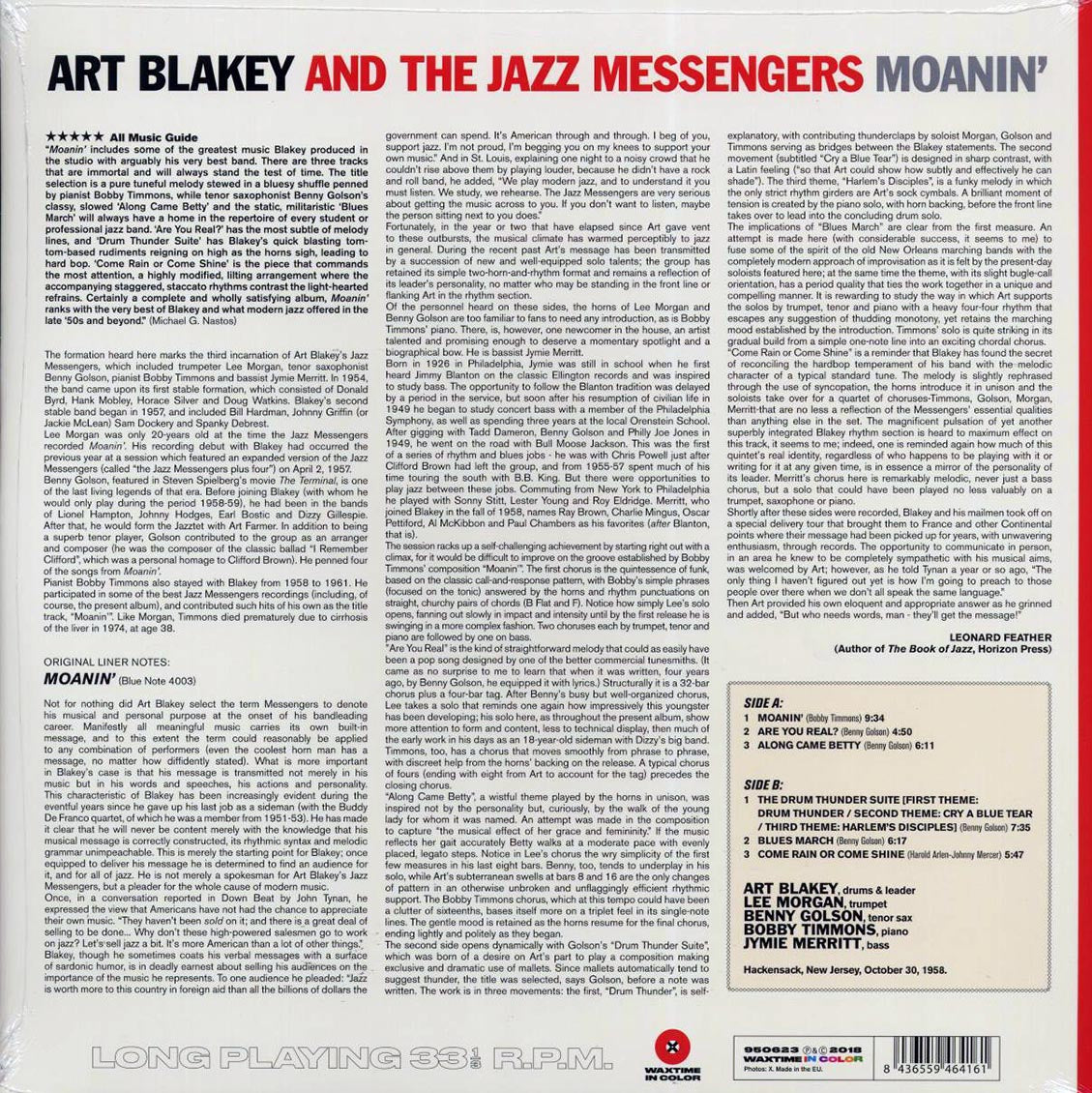 Art Blakey & The Jazz Messengers - Moanin'
