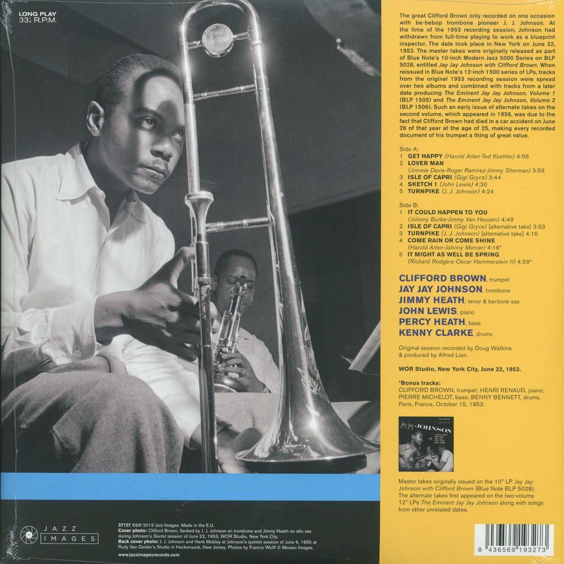 Clifford Brown, JJ Johnson - Get Happy