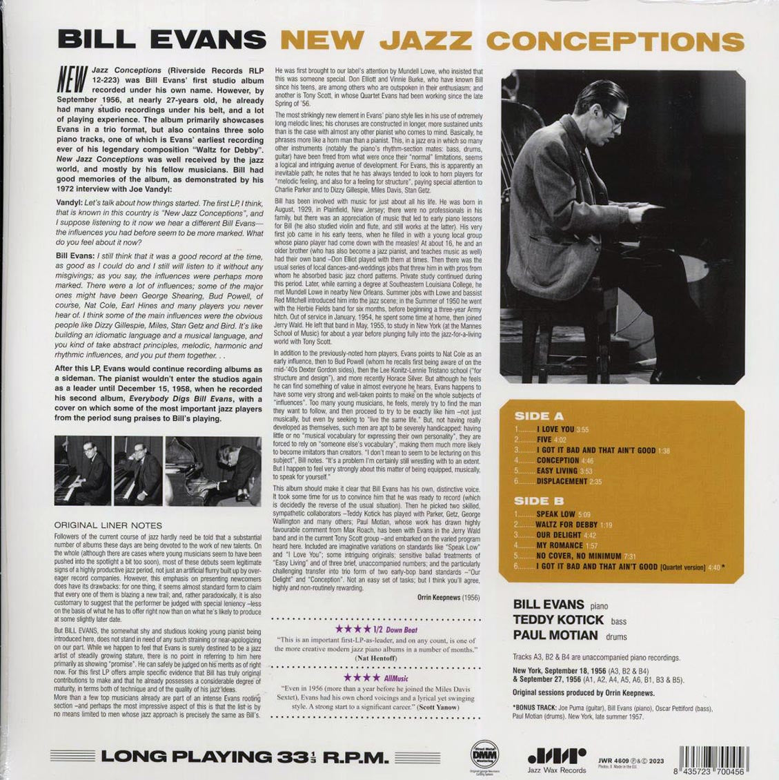 Bill Evans - New Jazz Conceptions