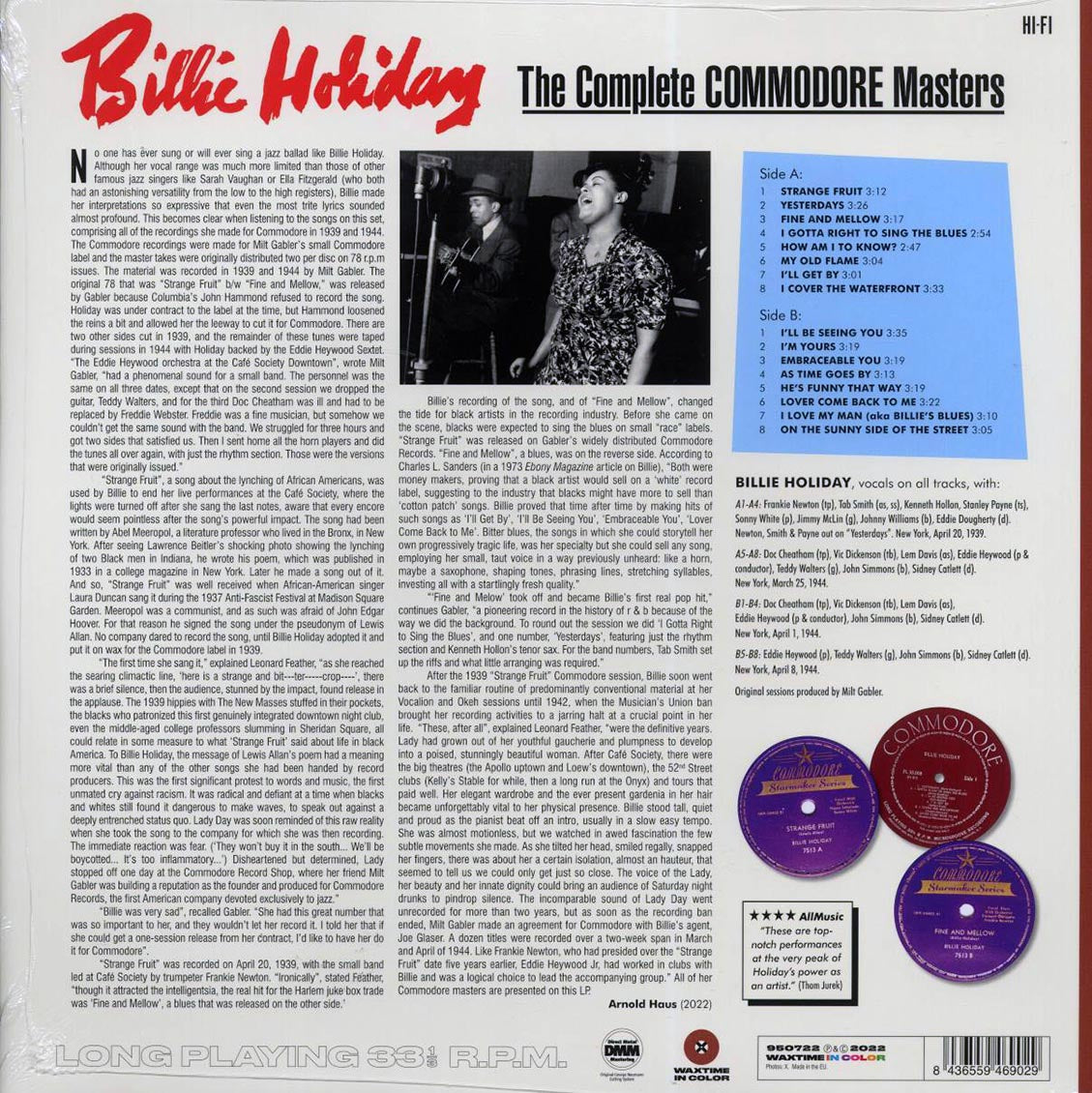 Billie Holiday - The Complete Commodore Masters