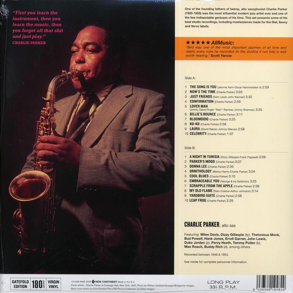 Charlie Parker - The Hits