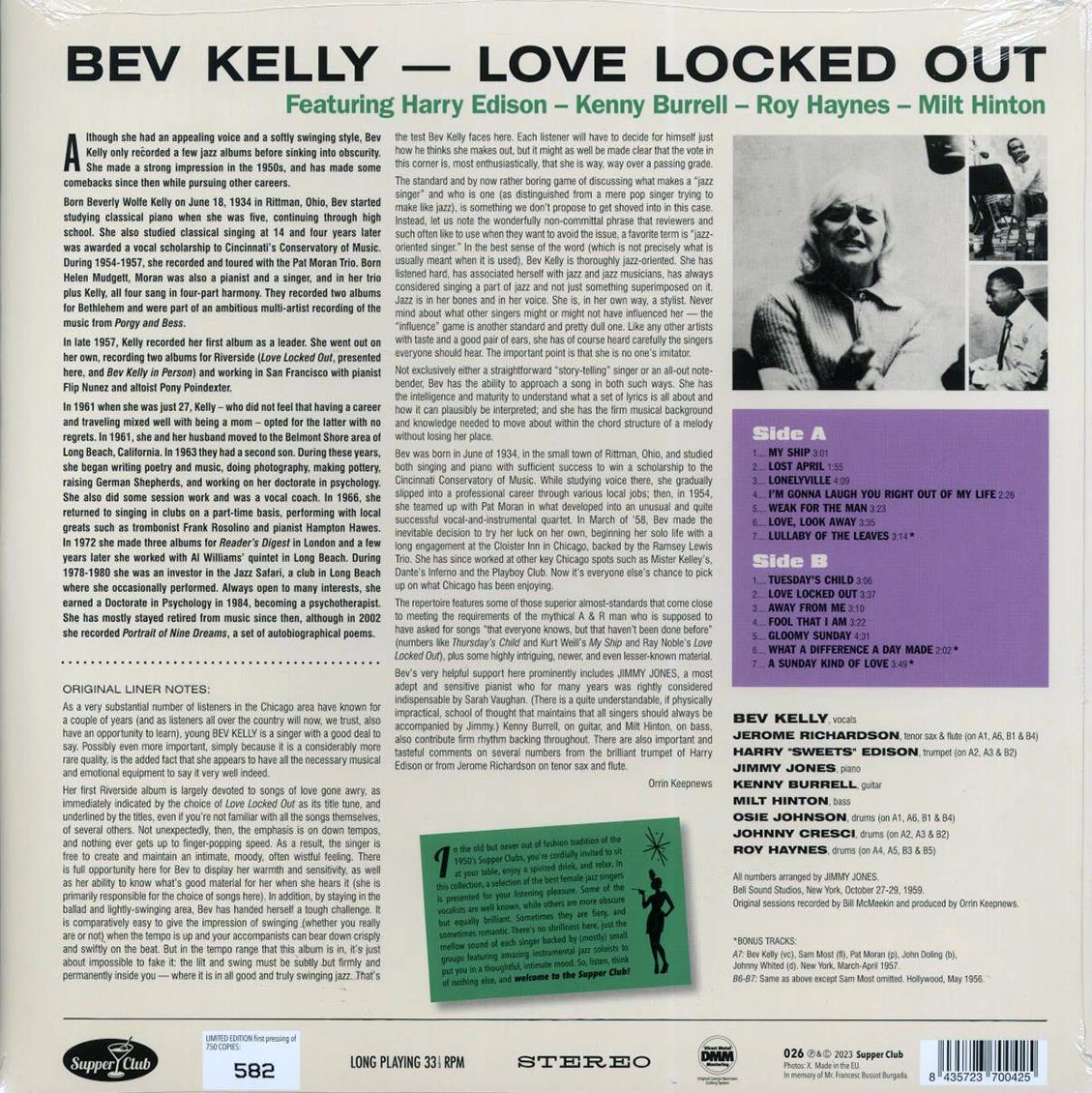 Bev Kelly - Love Locked Out