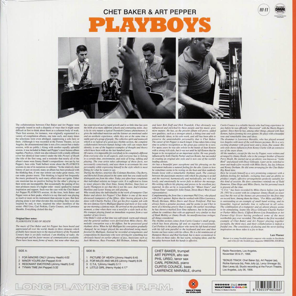 Chet Baker, Art Pepper - Playboys