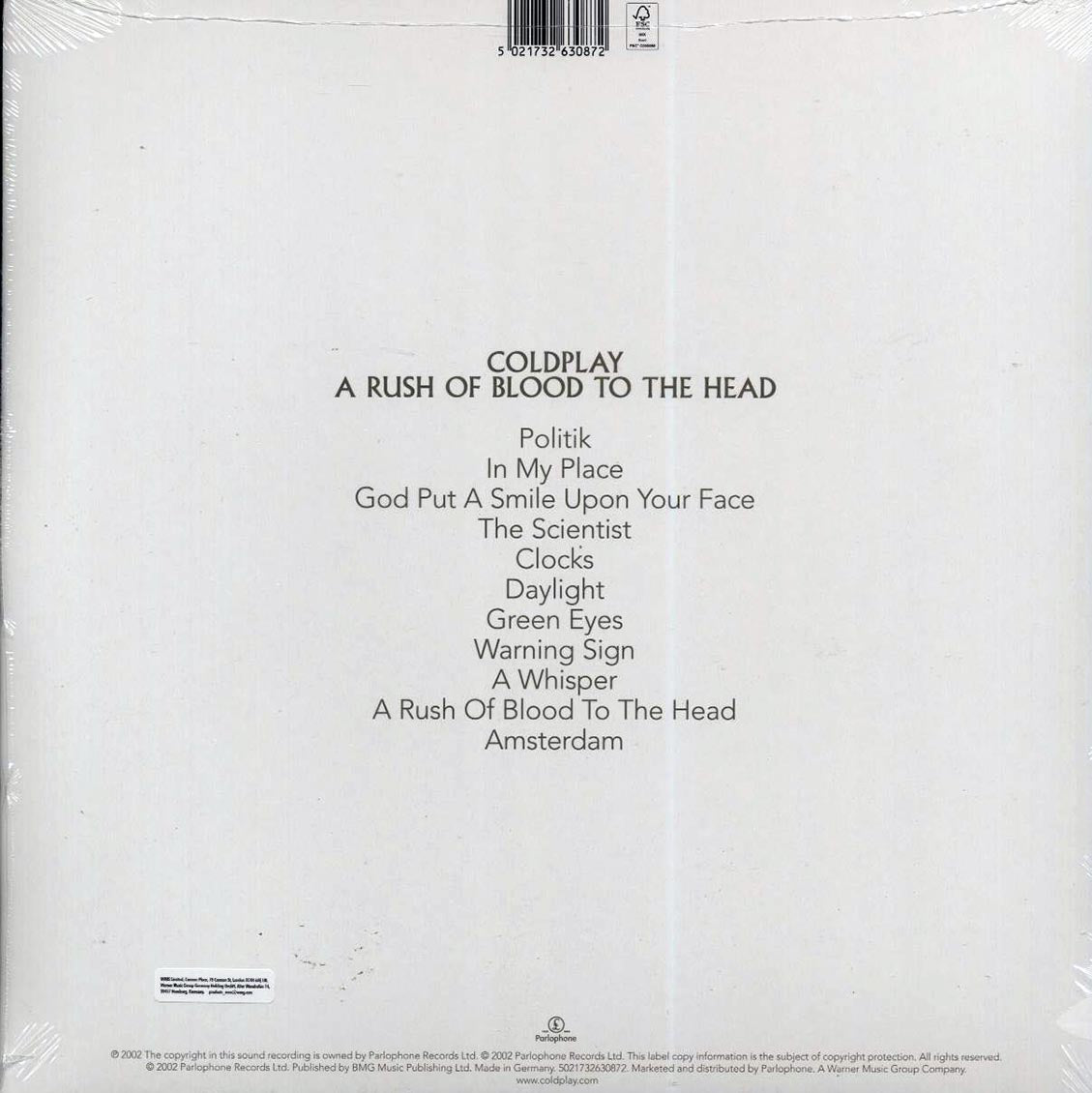 Coldplay - A Rush Of Blood To The Head