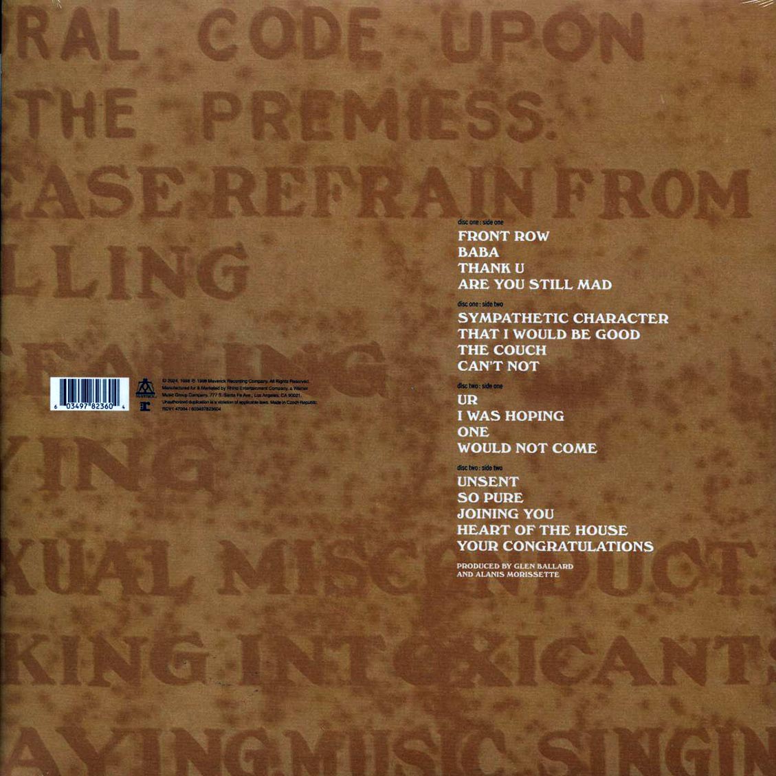 Alanis Morissette - Supposed Former Infatuation Junkie: The Thank U Edition