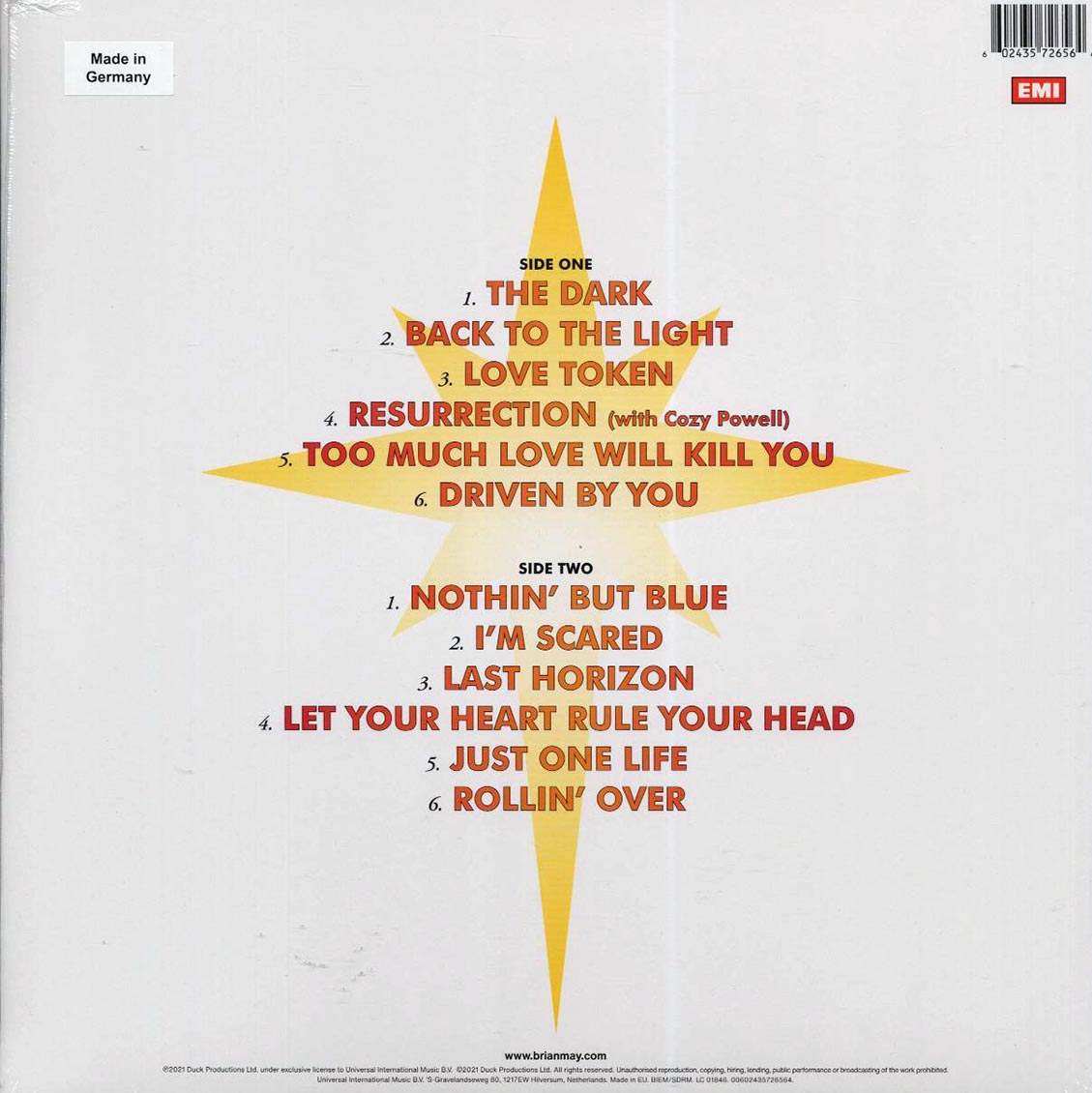 Brian May - Back To The Light