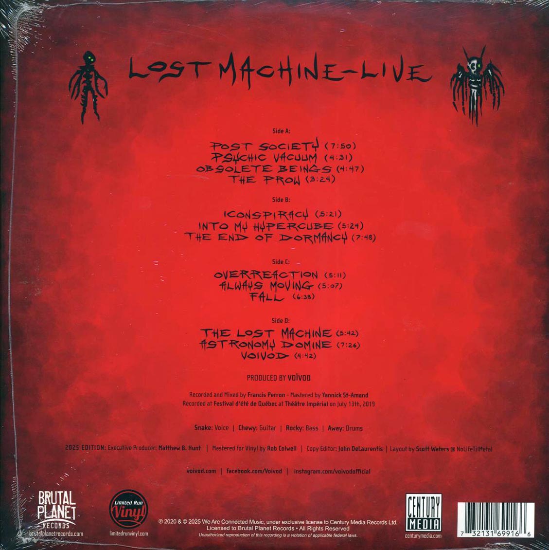 Voivod - Lost Machine - Live