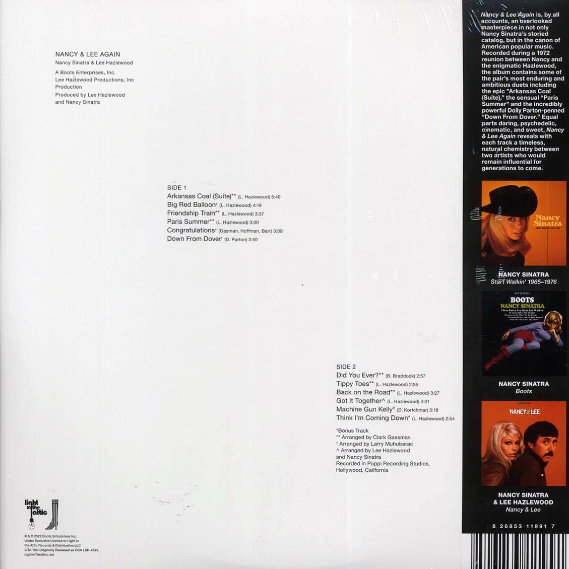 Nancy Sinatra, Lee Hazlewood - Nancy & Lee Again