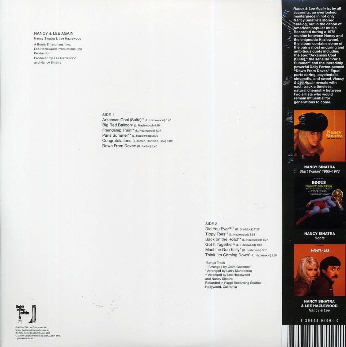Nancy Sinatra, Lee Hazlewood - Nancy & Lee Again