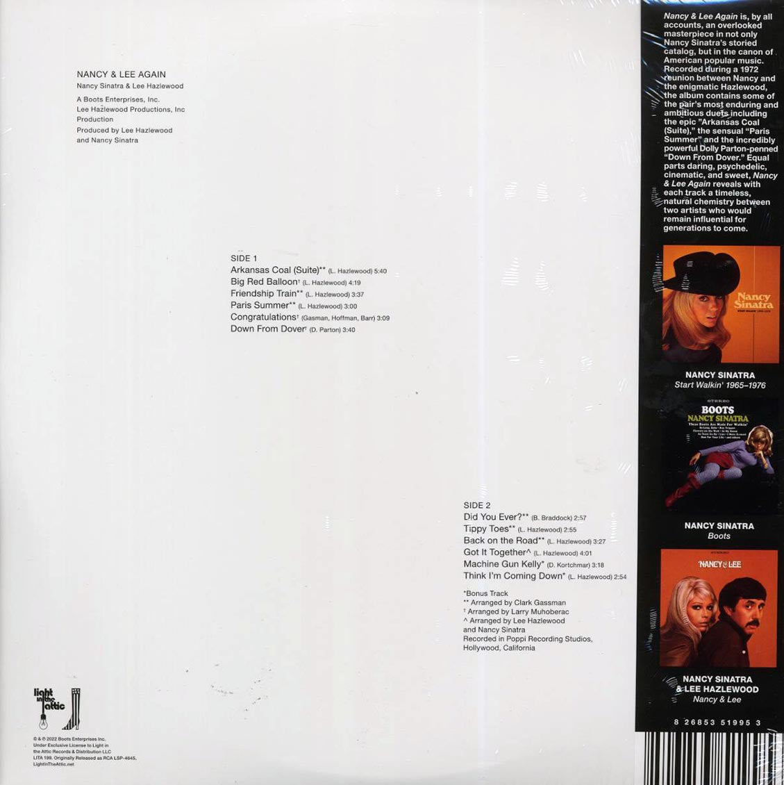 Nancy Sinatra, Lee Hazlewood - Nancy & Lee Again
