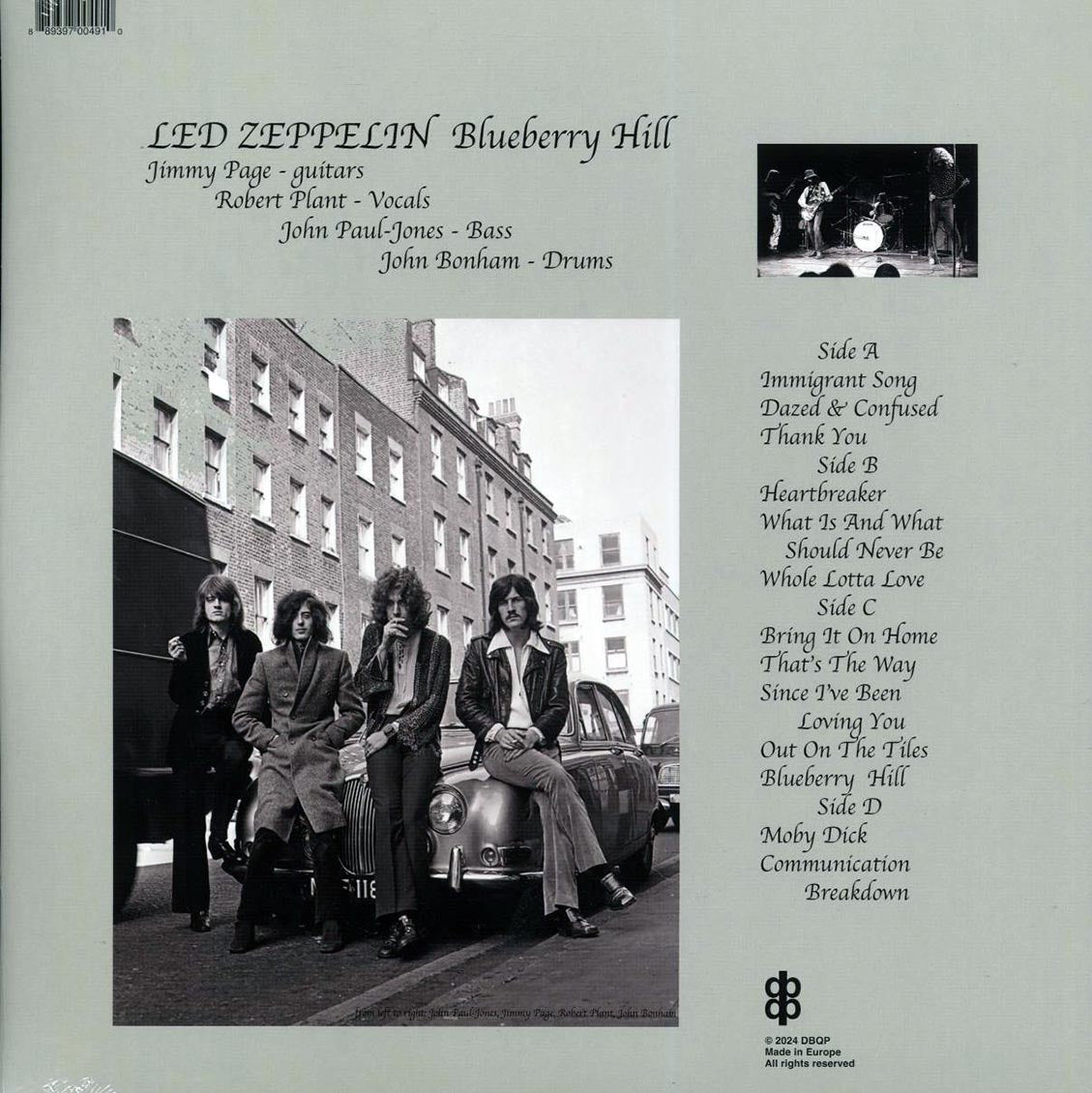 Led Zeppelin - Live On Blueberry Hill, Inglewood, September 4th, 1970