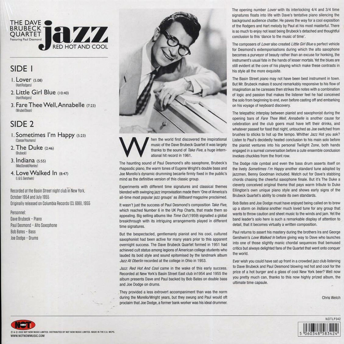 Dave Brubeck Quartet - Jazz: Red Hot and Cool