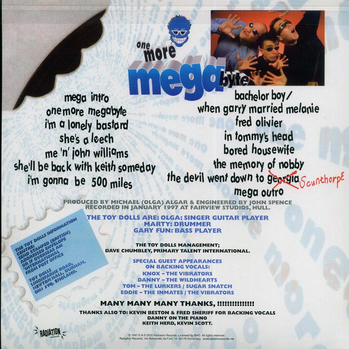The Toy Dolls - One More Megabyte