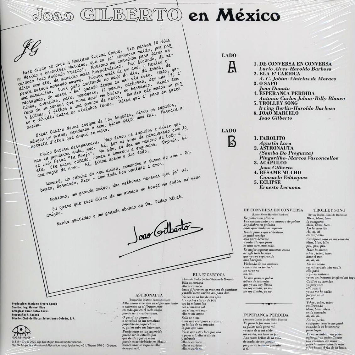 Joao Gilberto - Joao Gilberto En Mexico