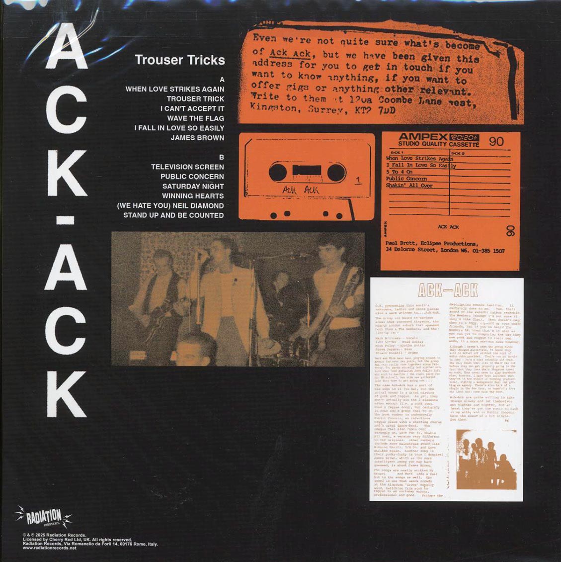 Ack-Ack - Trouser Tricks