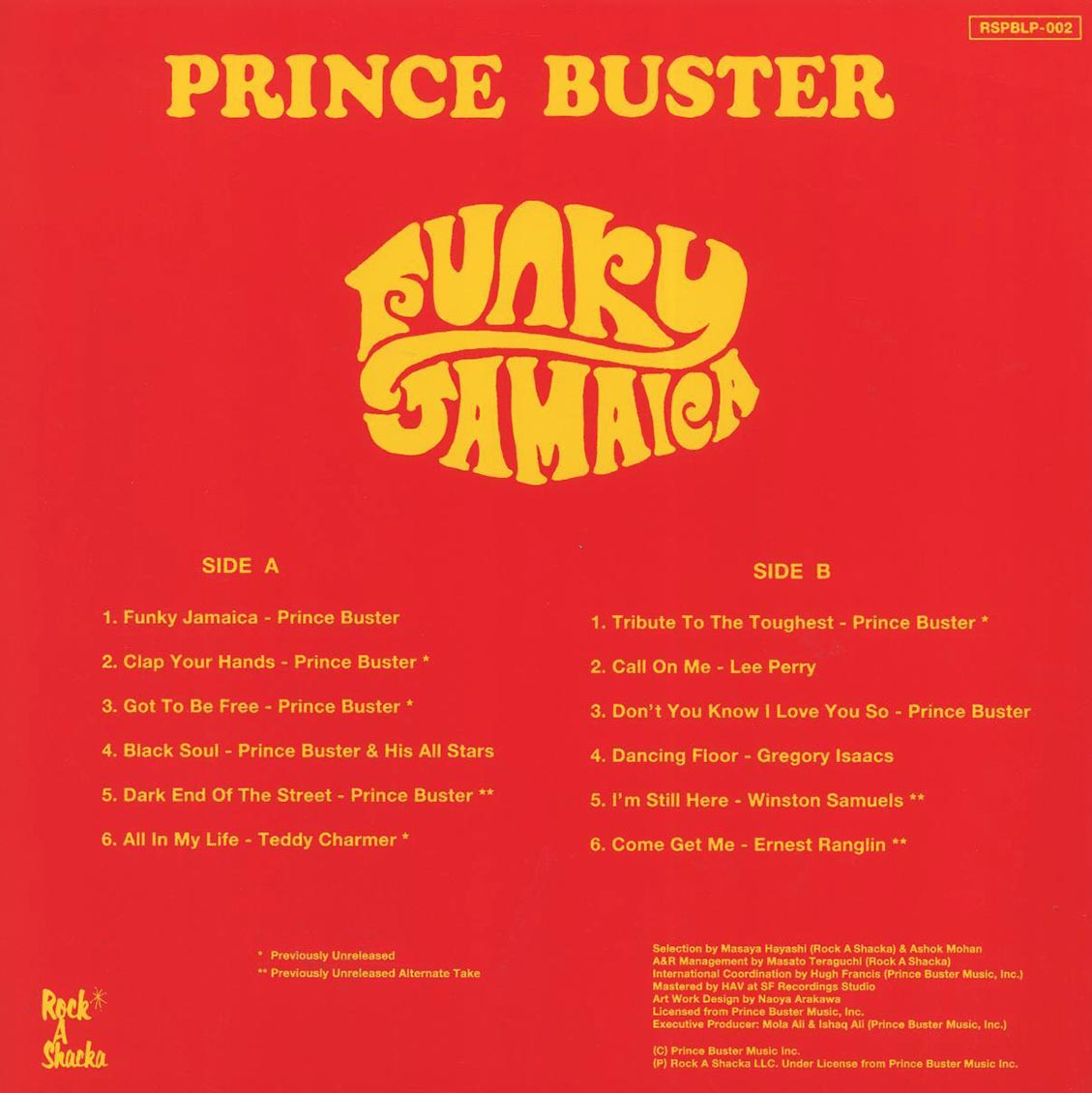 Prince Buster - Funky Jamaica