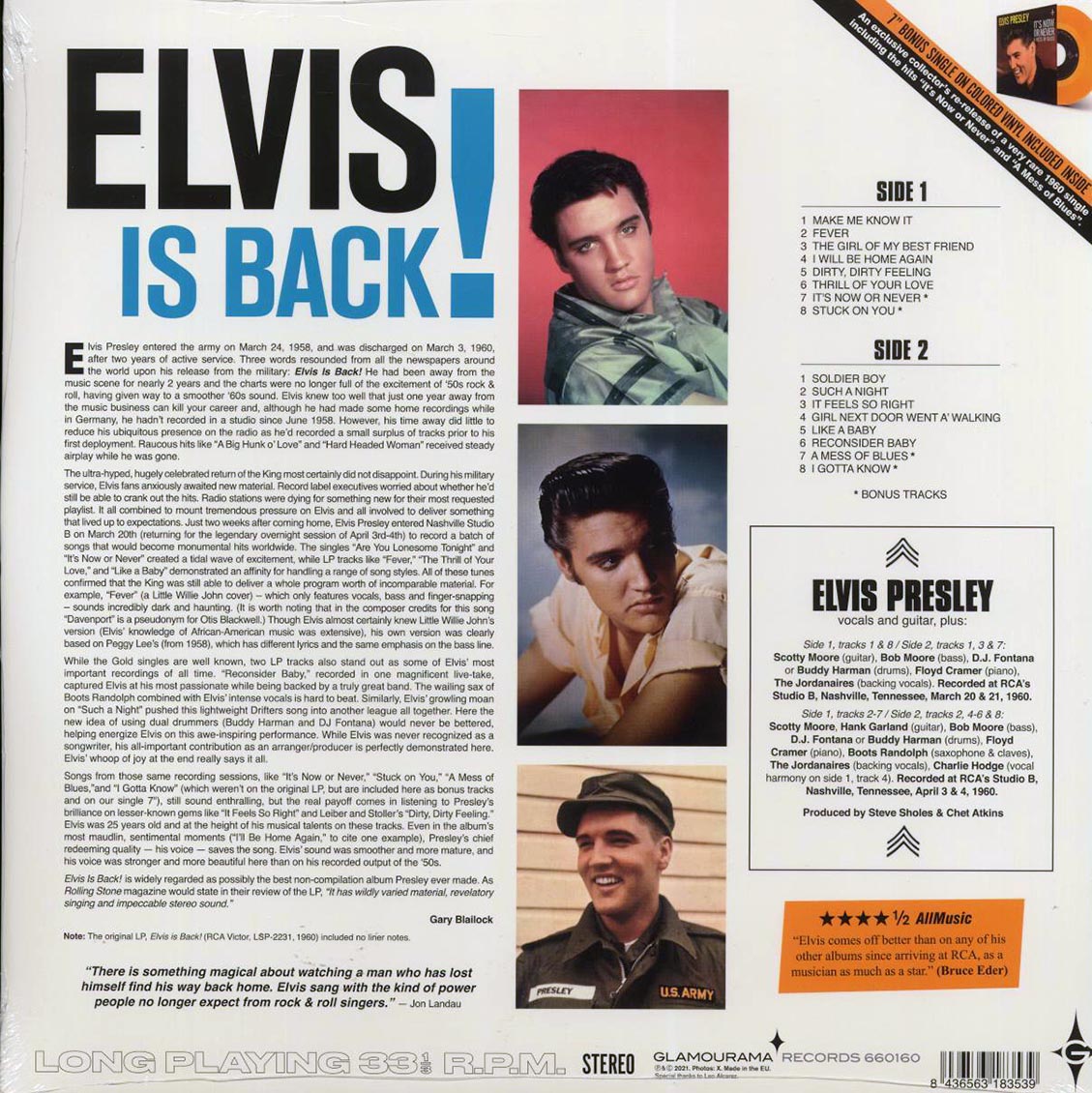 Elvis Presley - Elvis Is Back!
