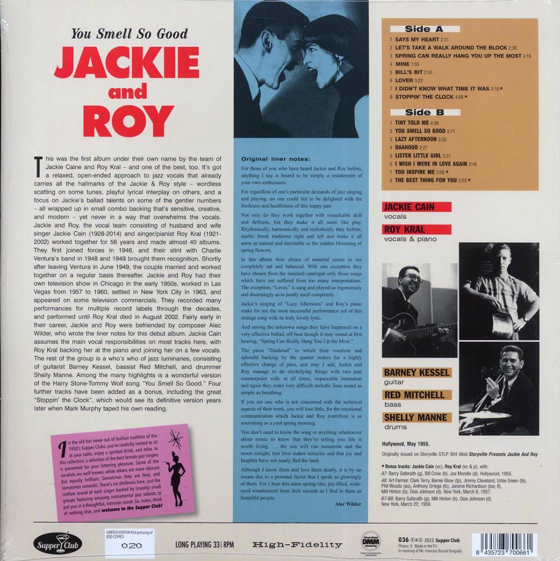 Jackie And Roy - You Smell So Good