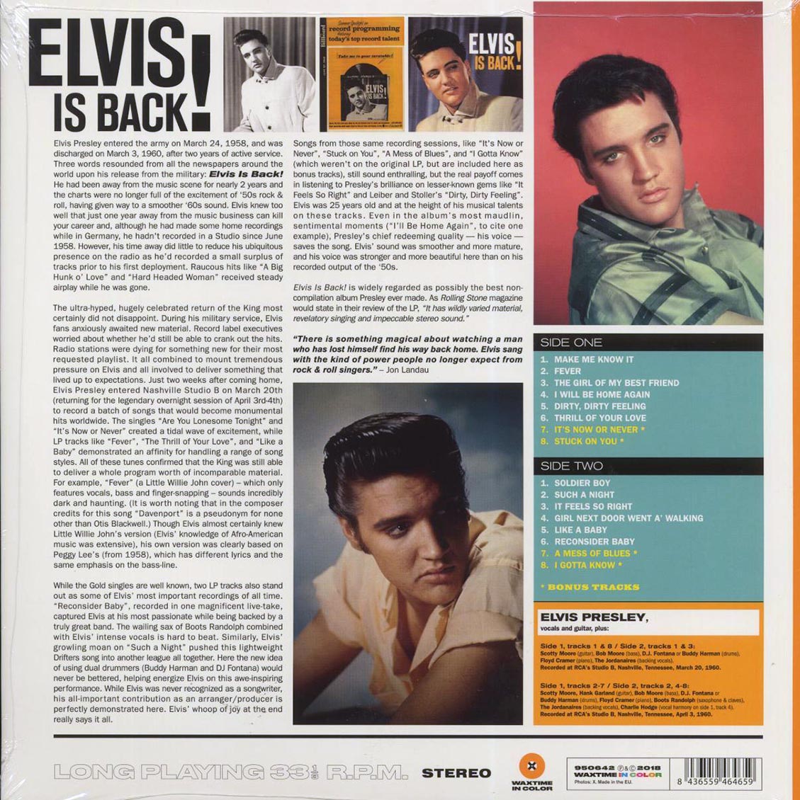 Elvis Presley - Elvis Is Back