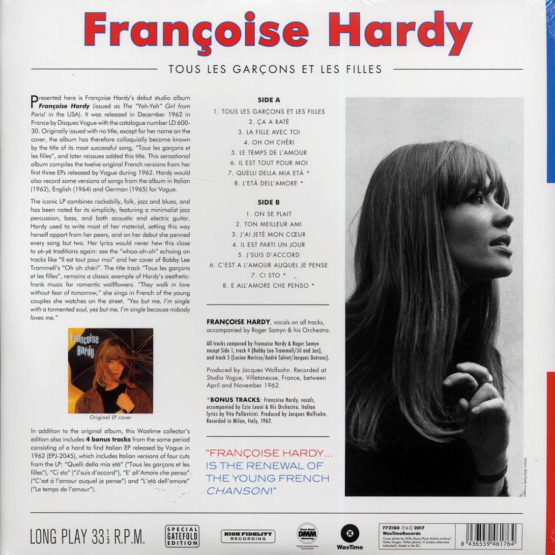 Francoise Hardy - Tous Les Garcons Et Les Filles