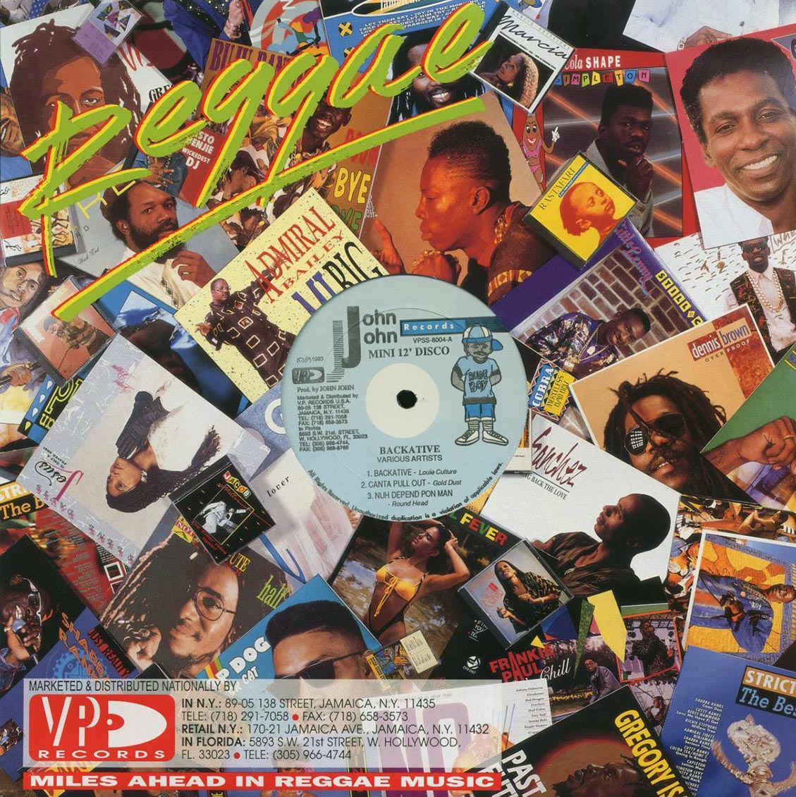 Louie Culture, Beenie Man, Original African, Gold Dust, Round Head - Backative
