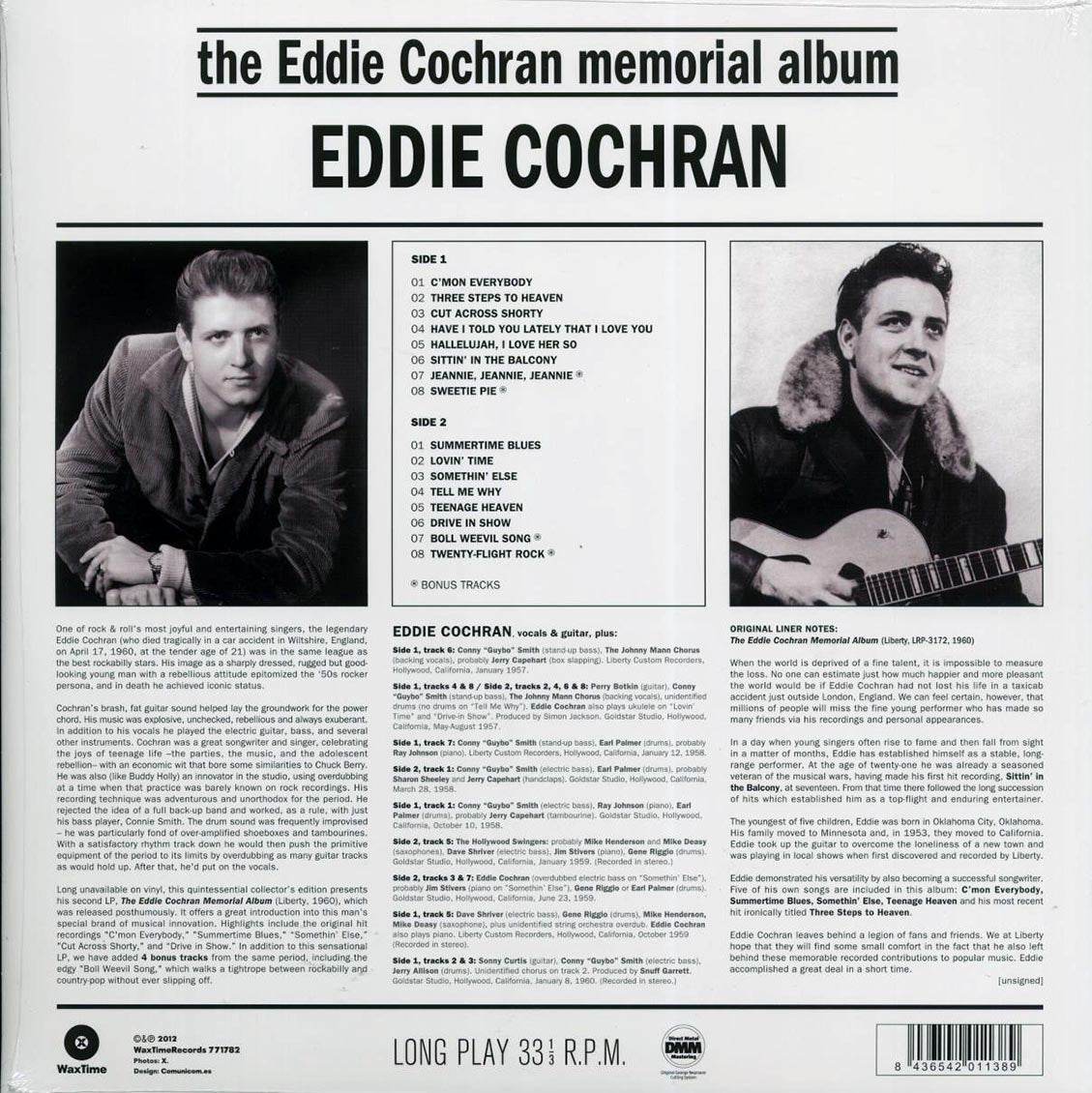 Eddie Cochran - The Eddie Cochran Memorial Album