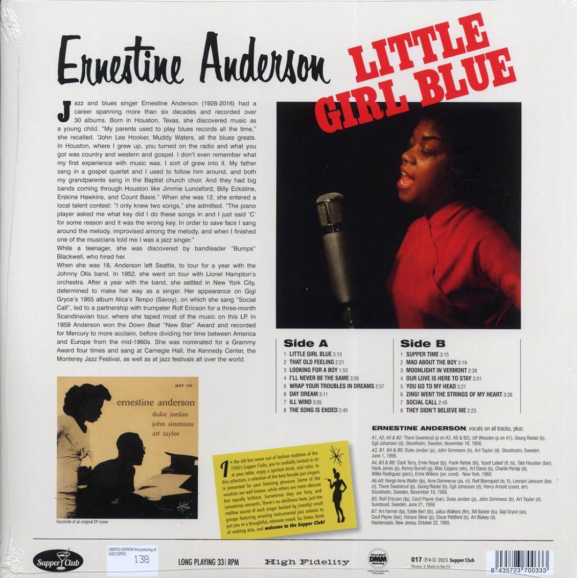 Ernestine Anderson - Little Girl Blue