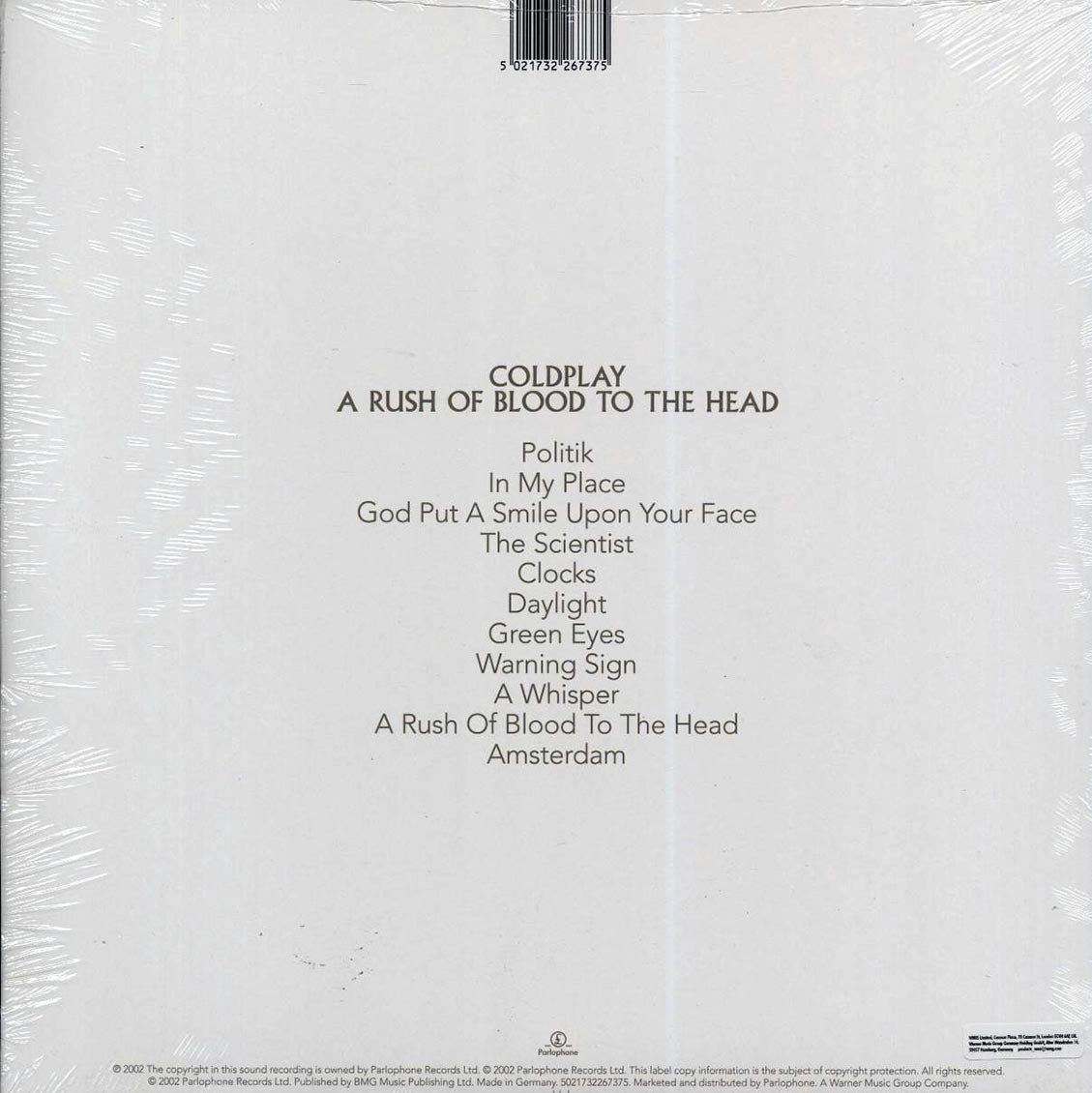 Coldplay - A Rush Of Blood To The Head