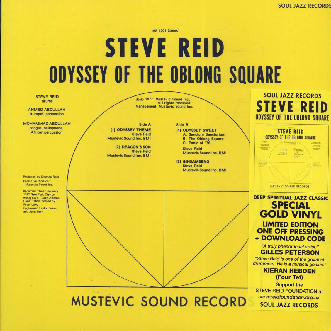 Steve Reid - Odyssey Of The Oblong Square