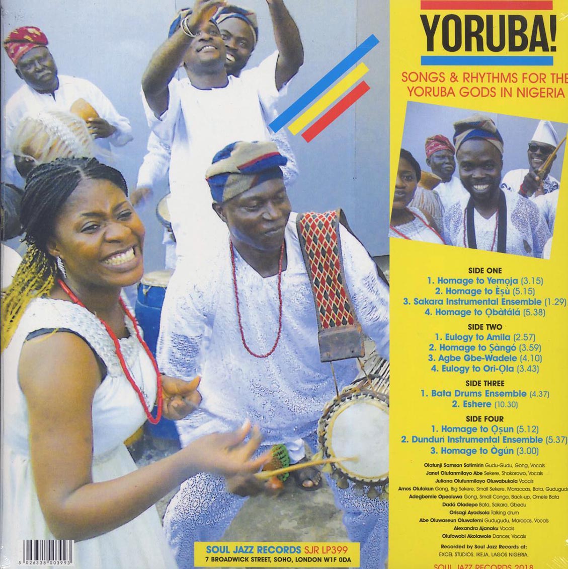 Konkere Beats - Yoruba! Songs & Rhythms For The Yoruba Gods In Nigeria