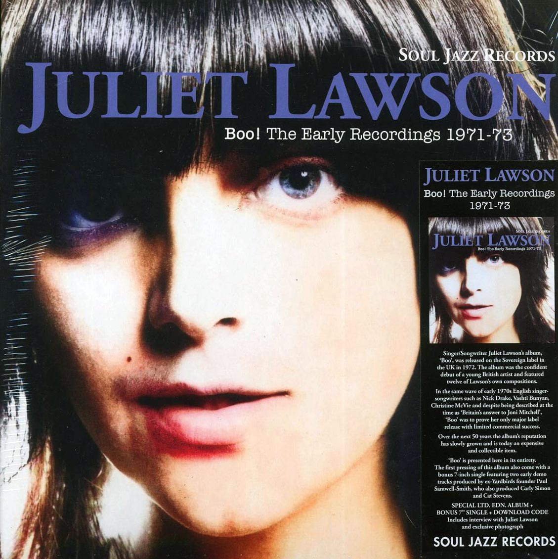 Juliet Lawson - Boo! The Early Recordings 1971-73