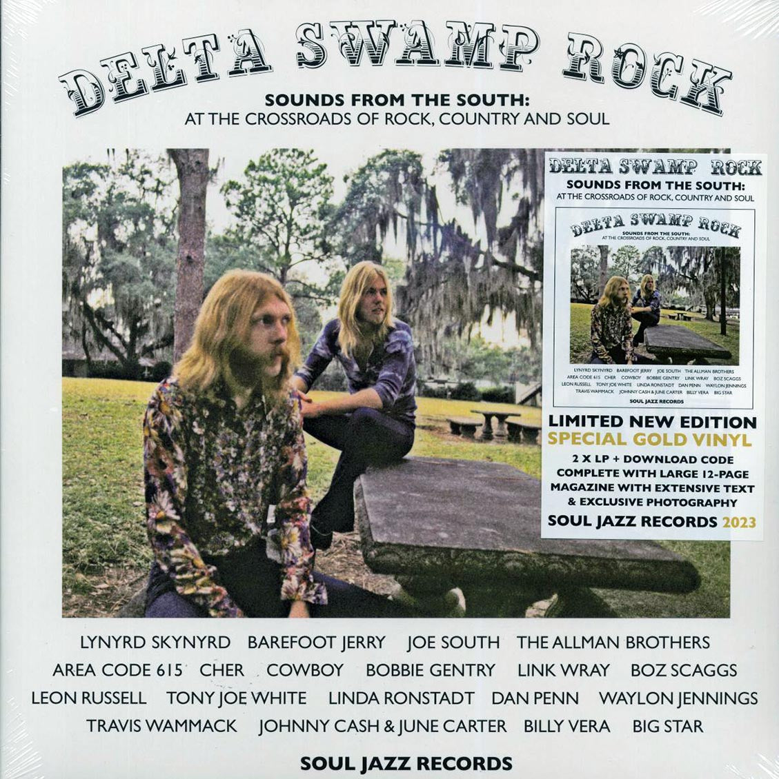 Lynyrd Skynyrd, Barefoot Jerry, The Allman Brothers, Link Wray, Dan Penn, Etc. - Delta Swamp Rock: Sounds From The South At The Crossroads Of Rock, Country And Soul