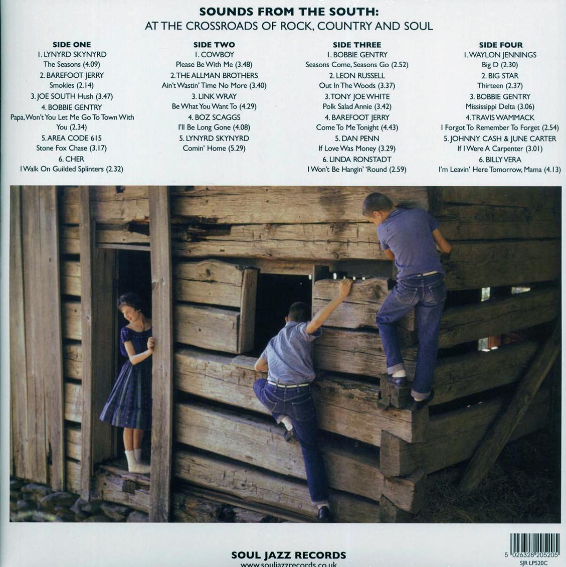 Lynyrd Skynyrd, Barefoot Jerry, The Allman Brothers, Link Wray, Dan Penn, Etc. - Delta Swamp Rock: Sounds From The South At The Crossroads Of Rock, Country And Soul