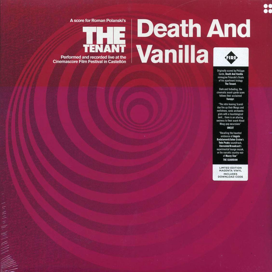 Death And Vanilla - A Score For Roman Polanski's The Tenant