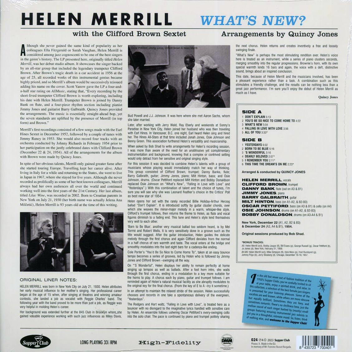 Helen Merrill - What's New?