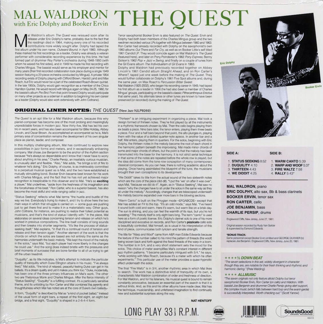Mal Waldron, Eric Dolphy, Booker Ervin - The Quest