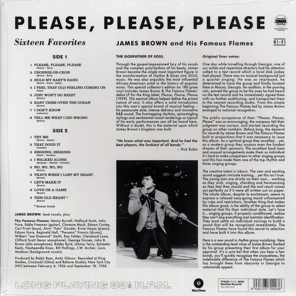 James Brown & The Famous Flames - Please, Please, Please