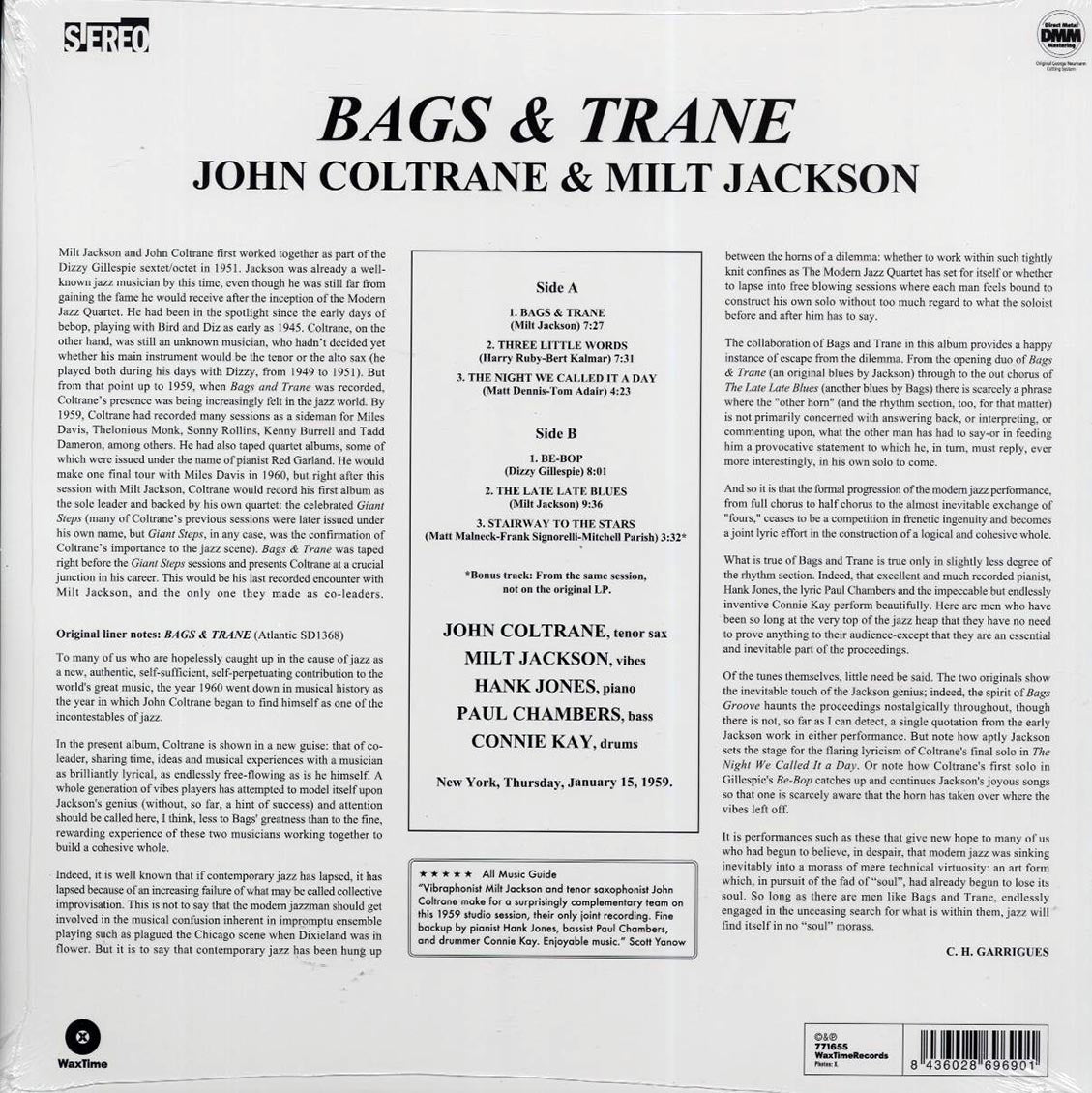 John Coltrane, Milt Jackson - Bags & Trane