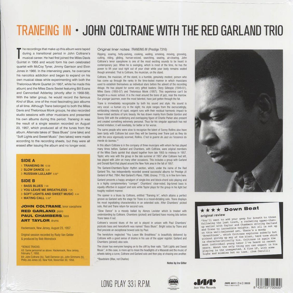 John Coltrane, Red Garland Trio - Traneing In