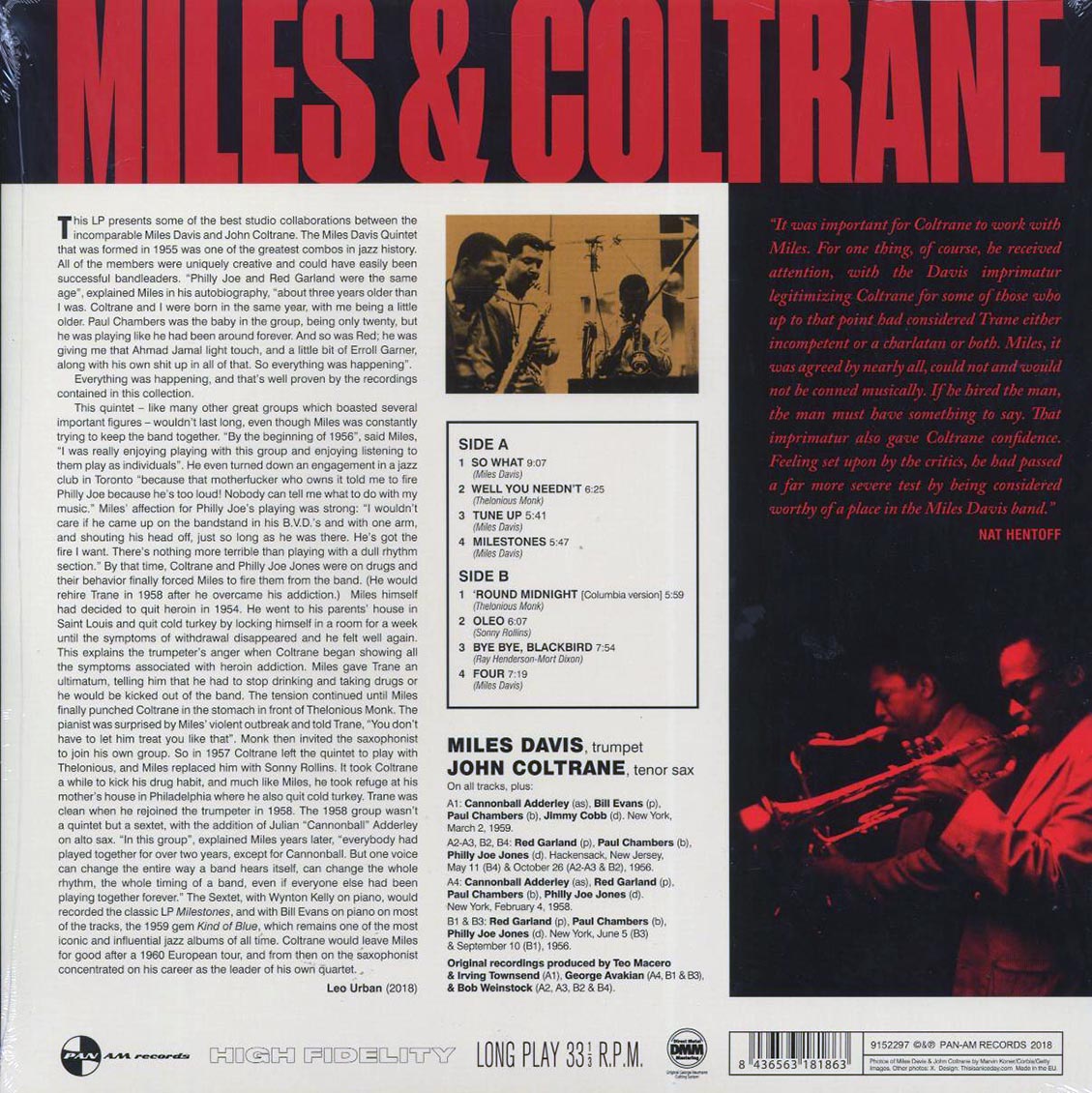 Miles Davis, John Coltrane - Miles & Coltrane