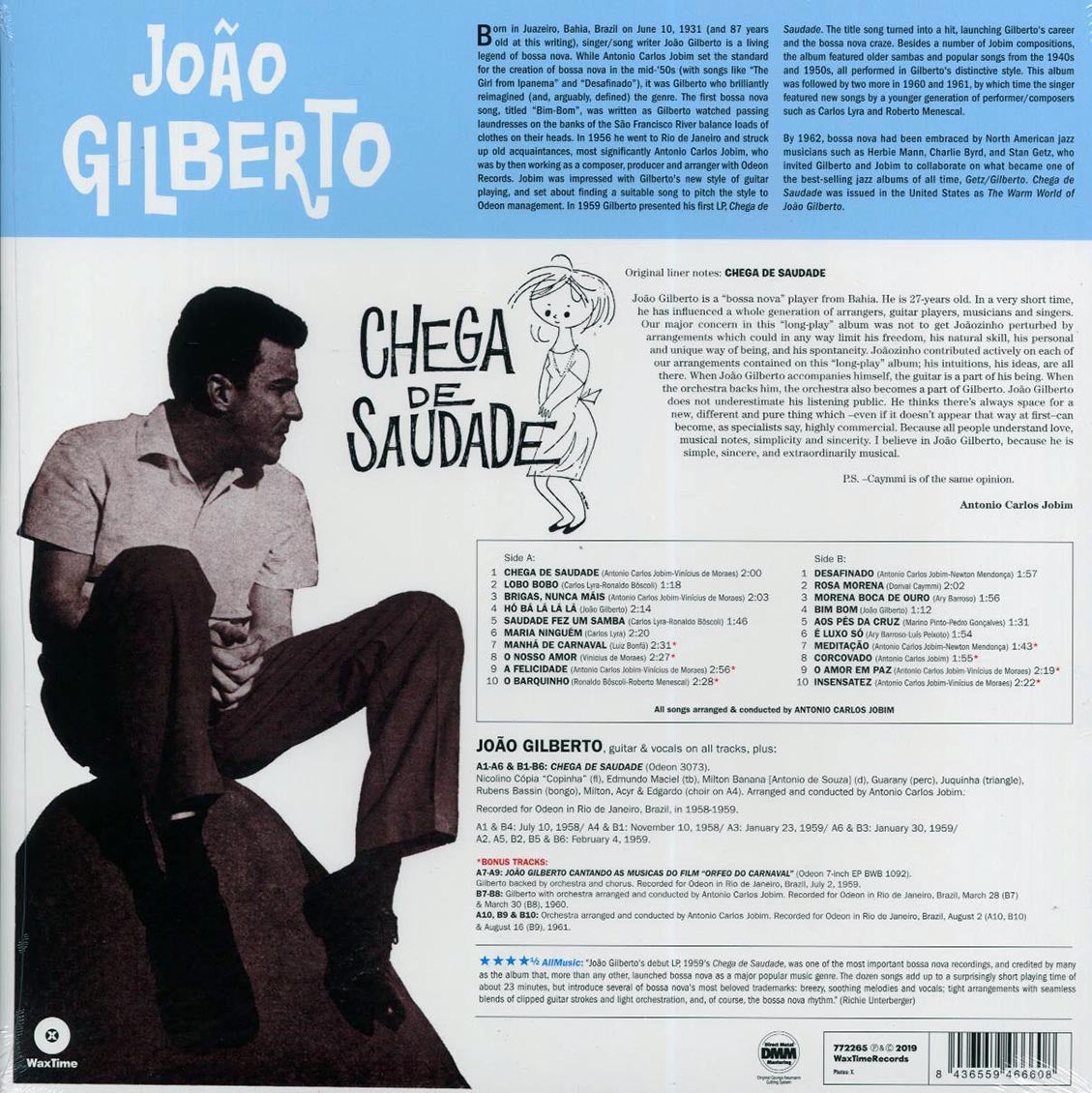 Joao Gilberto - Chega De Saudade