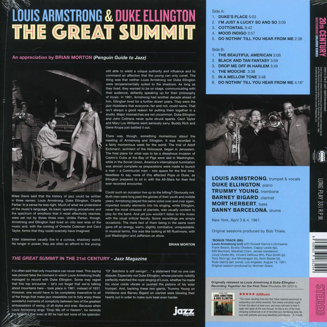 Louis Armstrong, Duke Ellington - The Great Summit