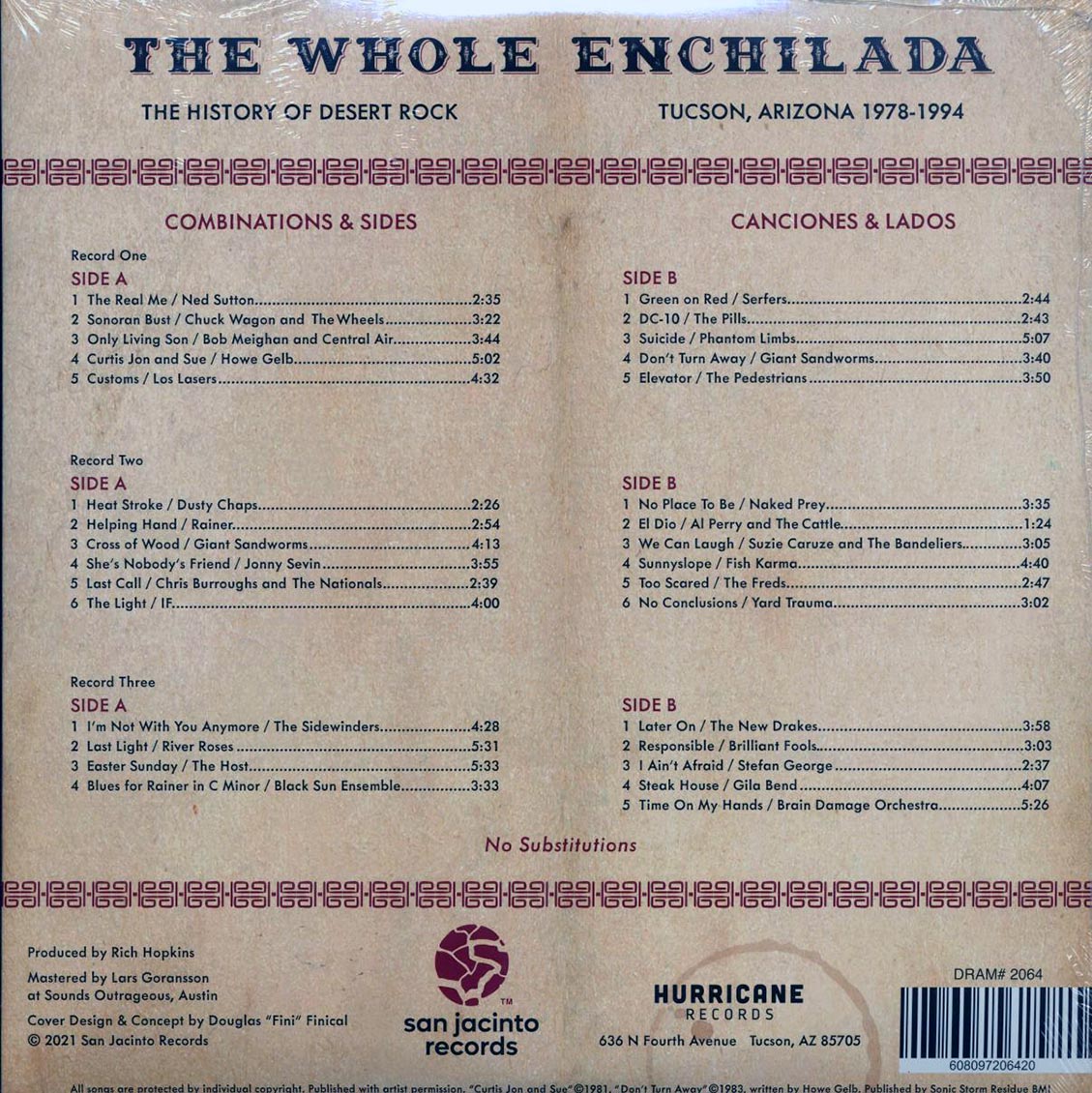 Various - The Whole Enchilada: The History Of Desert Rock Tucson, AZ 1978-1994