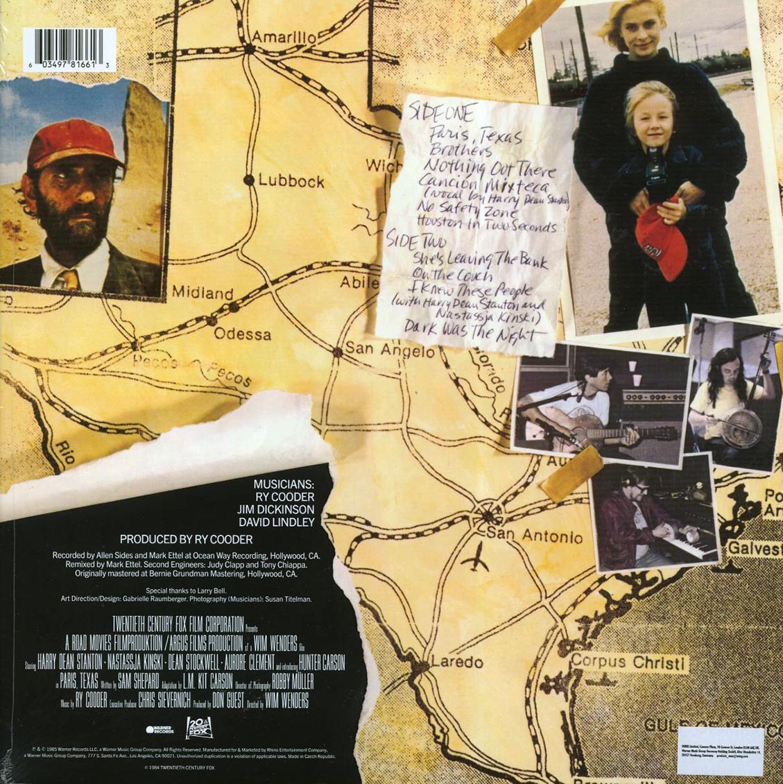 Ry Cooder - Paris, Texas: Original Motion Picture Soundtrack