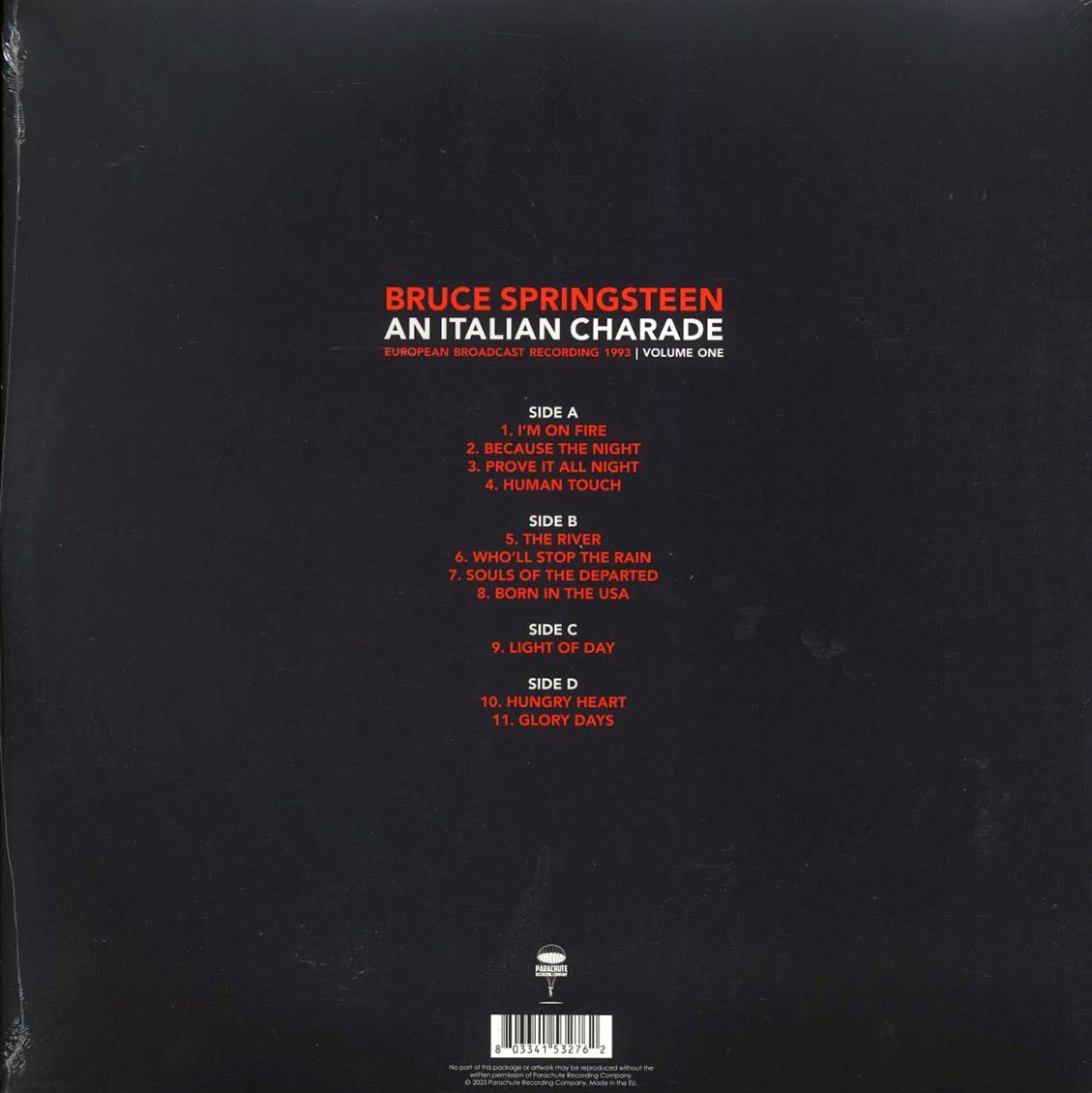 Bruce Springsteen - An Italian Charade Volume 1