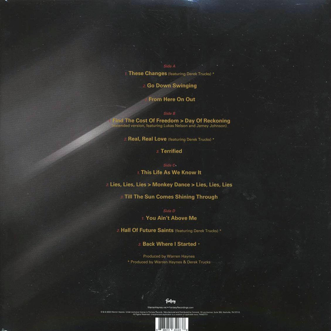 Warren Haynes - Million Voices Whisper