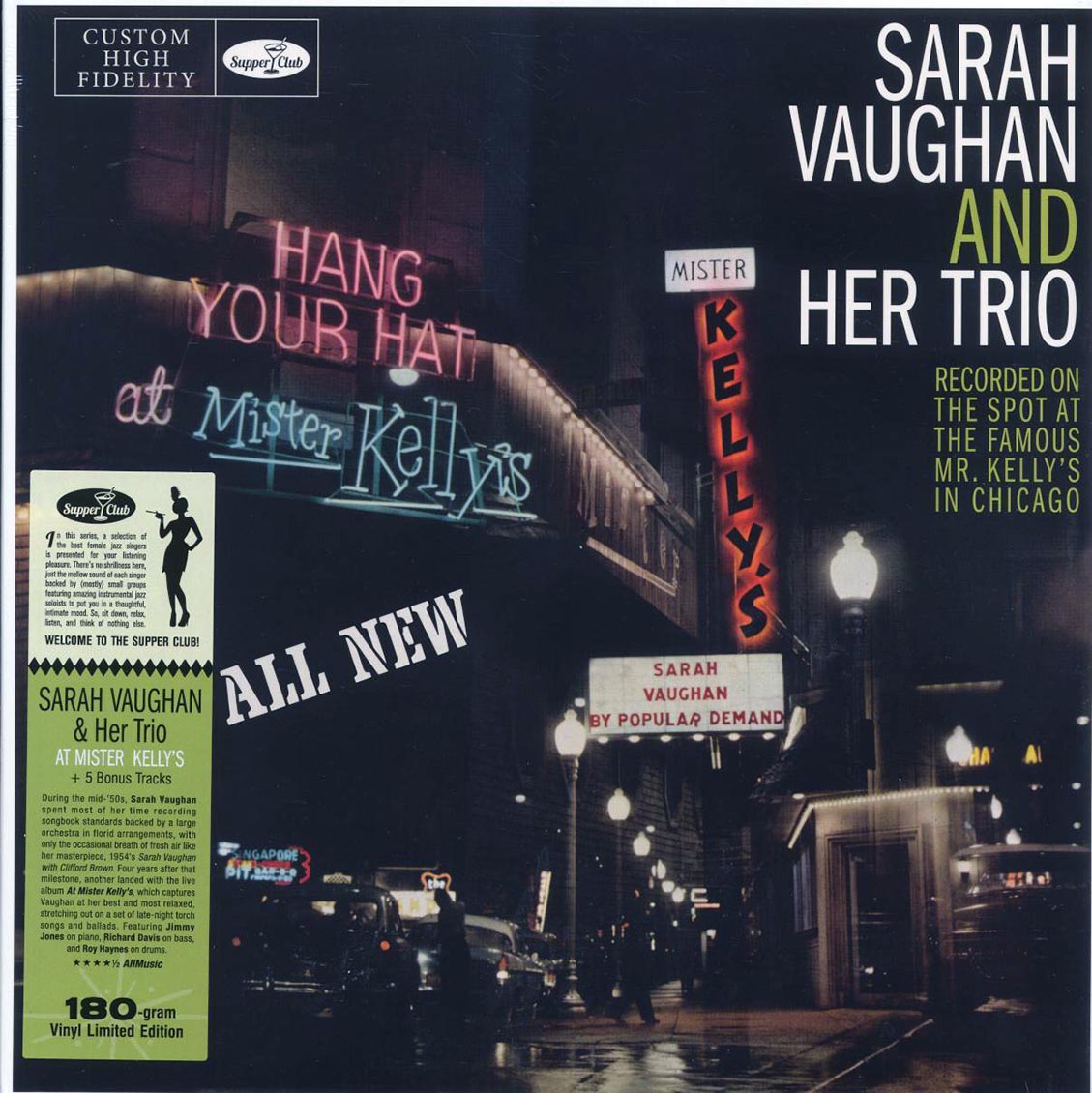 Sarah Vaughan & Her Trio - At Mister Kelly's