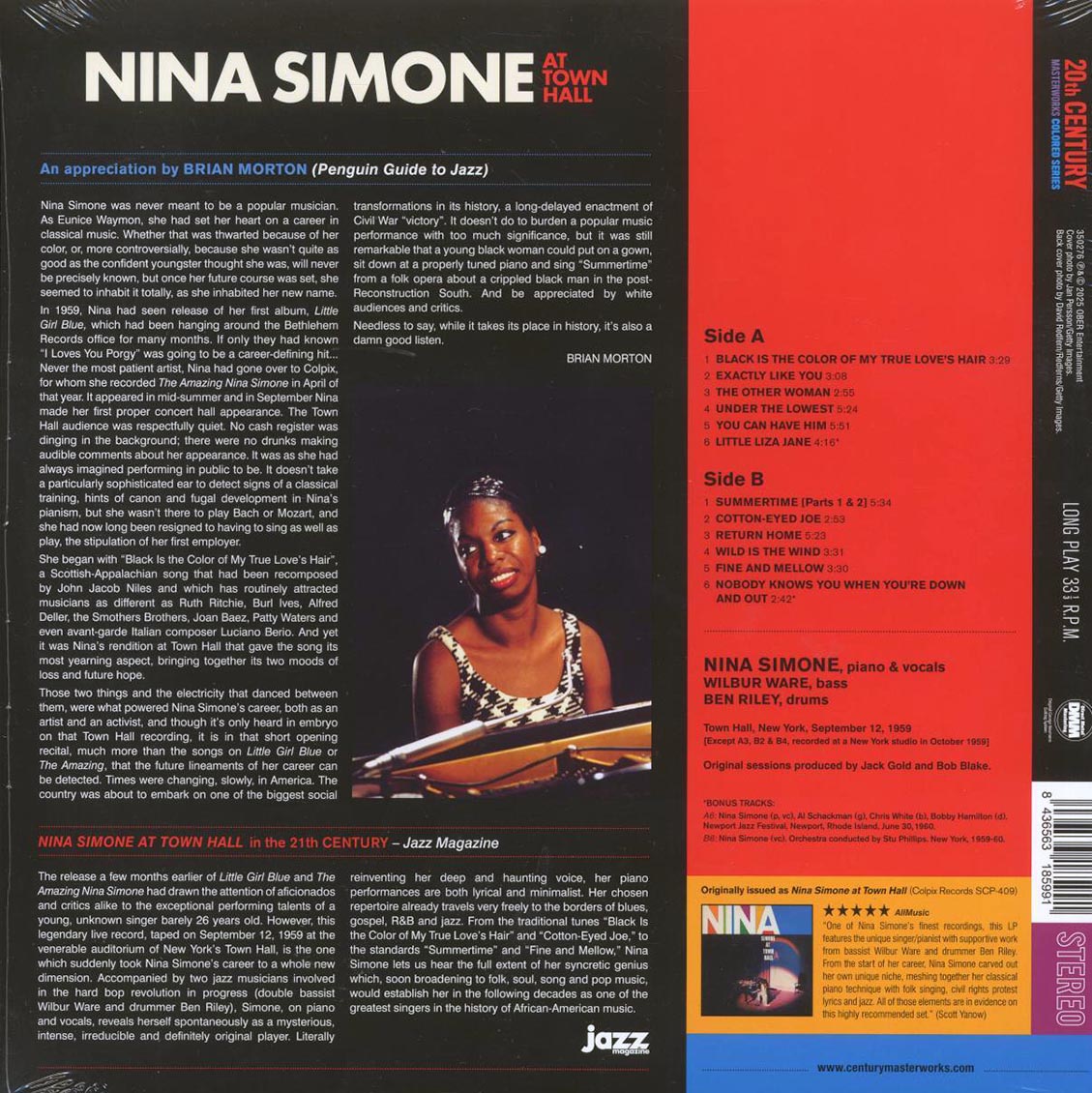 Nina Simone - Nina Simone At Town Hall